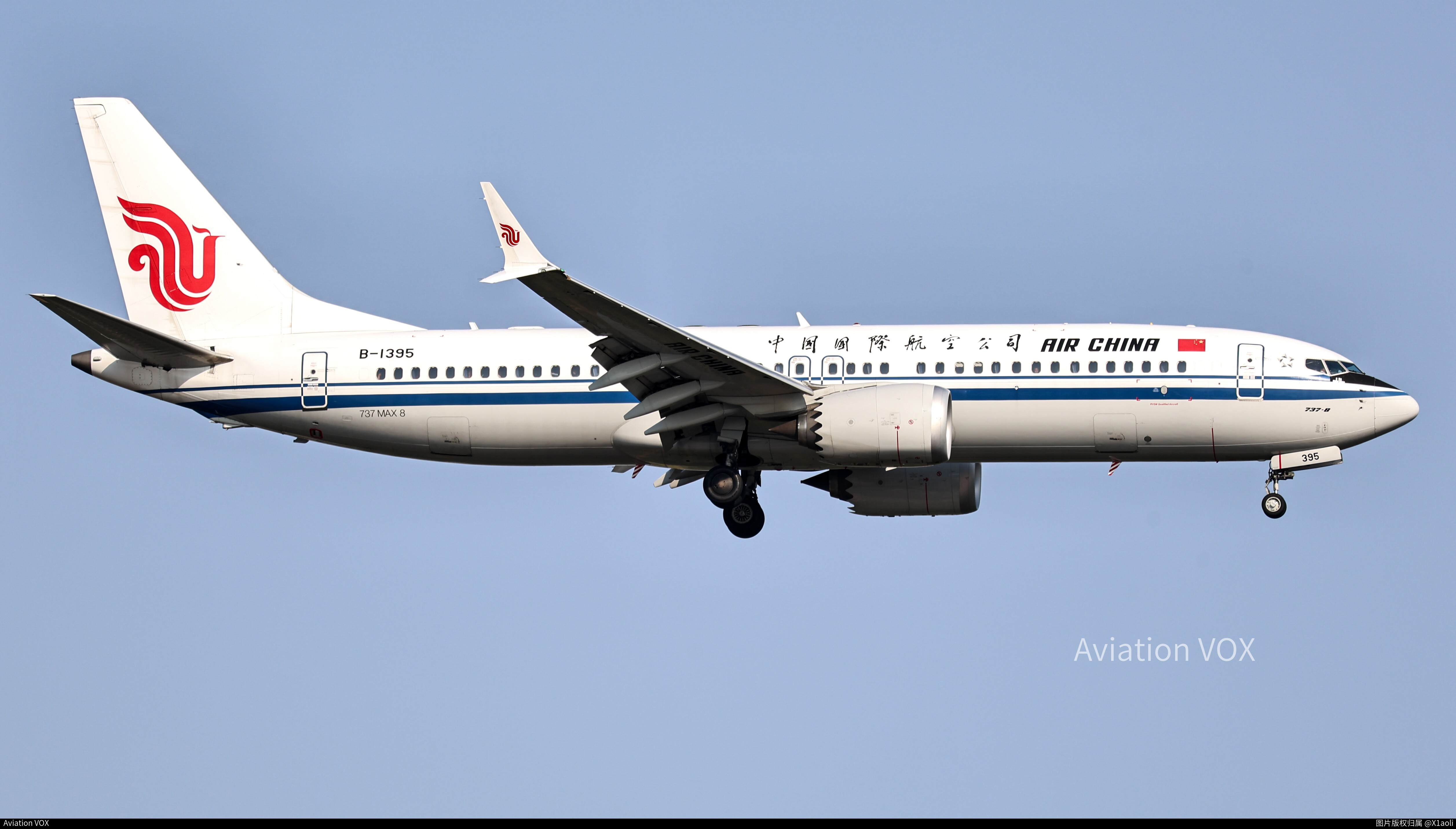 中国国际航空 Boeing 737-8 MAX
